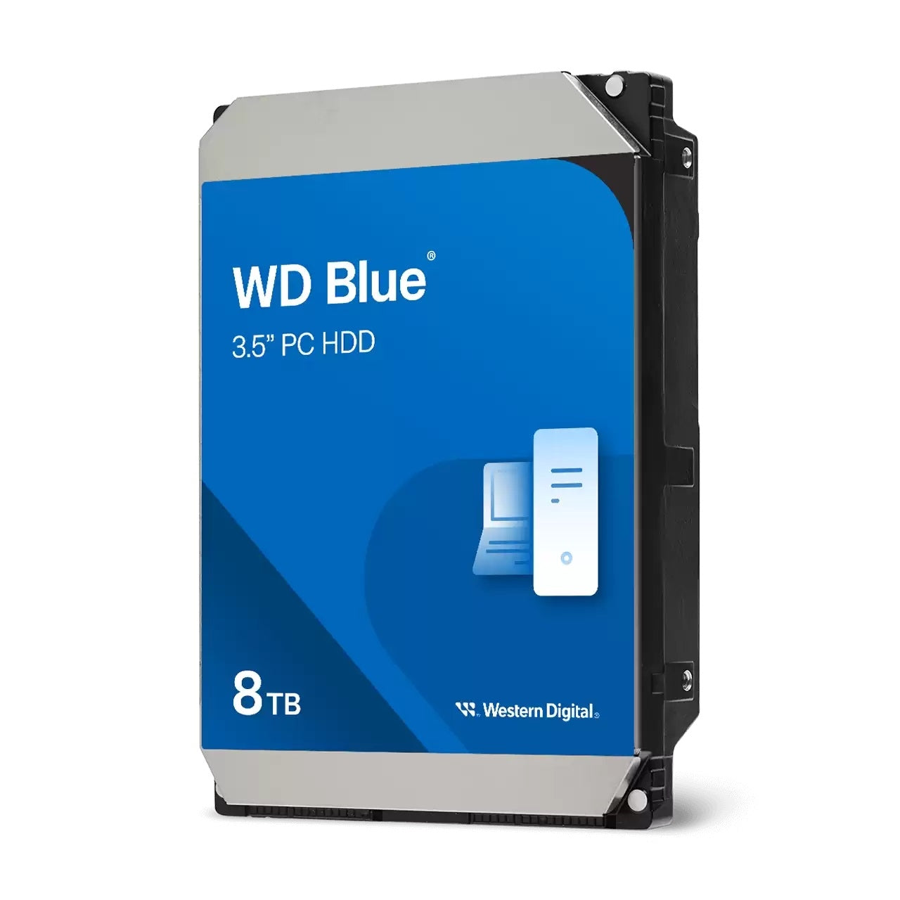 Western Digital WD80EAAZ-Single Hard Drive - 8TB WD Blue 3.5 SATA 5640RPM