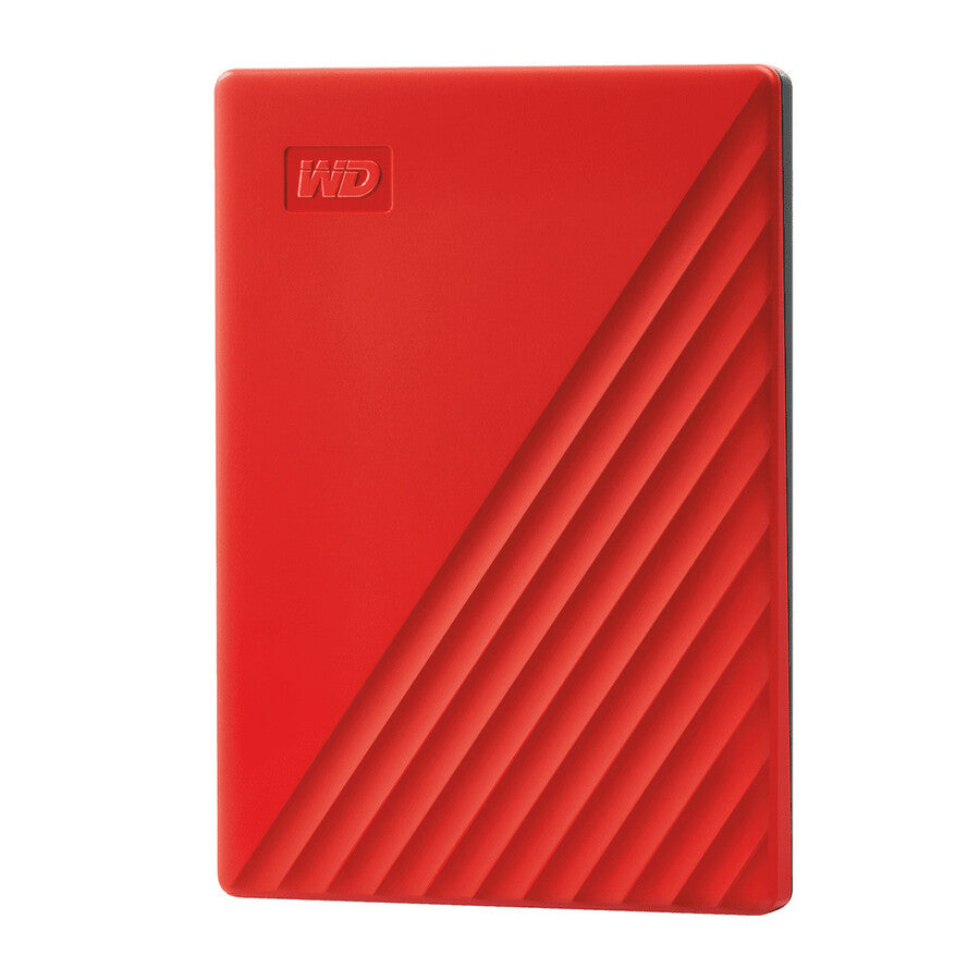 WD WDBPKJ0040BRD-WESN My Passport 4 TB Portable Hard Drive - External - Red
