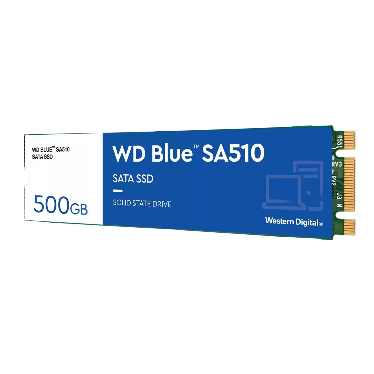 Western Digital WDS500G3B0B SSD - 500GB M.2 2280 SATA III Blue SA510 Retail