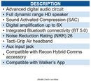 Walkers Game Ear WGE-GWP-RECM-BT Walkers Recon Digital Ear Muff Bluetooth