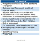 Wildgame Innovations WGI-SP-6V1 6 Volt Solar Panel WGISO0010