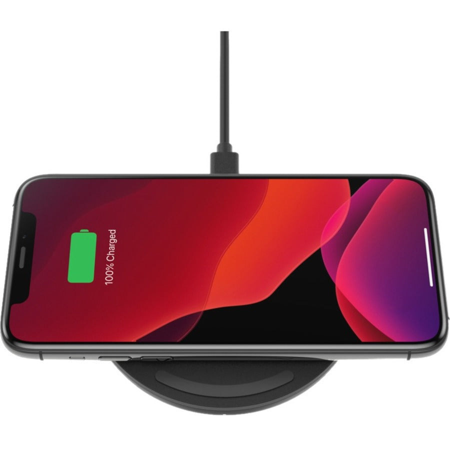 Belkin WIA001TTBK BoostCharge 10W Wireless Charging Pad + QC 3.0 Wall Charger