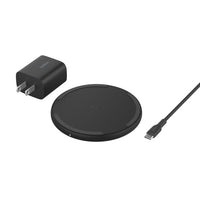 Belkin WIA012TTBK 15W Qi Wireless Charging Pad for Smartphones - USB-C Cable