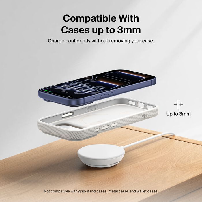 Belkin WIA014TTWH UltraCharge Magnetic Charger with Qi2 25W - Induction Charger