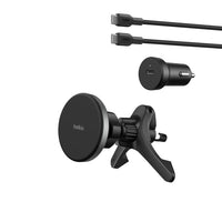 Belkin WIC010TTBK BoostCharge Magnetic Wireless Charging Car Vent Mount