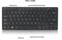 Adesso WKB-1100BB SlimTouch Mini - Keyboard - wireless - Bluetooth 3.0