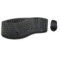 Adesso WKB-1600CB TruForm 1600 Wireless Ergonomic Keyboard and Optical Mouse