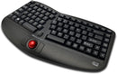 Adesso WKB-3150UB Tru-Form Media 3150 - 2.4 GHz Wireless Ergo Trackball Keyboard