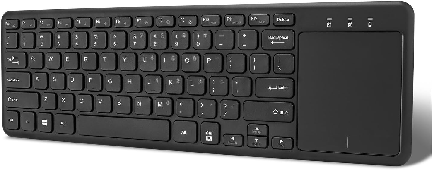 Adesso WKB-4050UB SlimTouch 4050 - Keyboard - with touchpad - wireless - 2.4 GHz