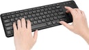 Adesso WKB-4050UB SlimTouch 4050 - Keyboard - with touchpad - wireless - 2.4 GHz