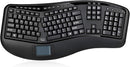 Adesso WKB-4500UB 2.4GHz Wireless Ergonomic Touchpad Keyboard - Full-size