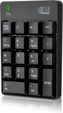 Adesso WKB-6010UB Wireless Spill Resistant 18-Key Numeric Keypad - 18 Key(s)