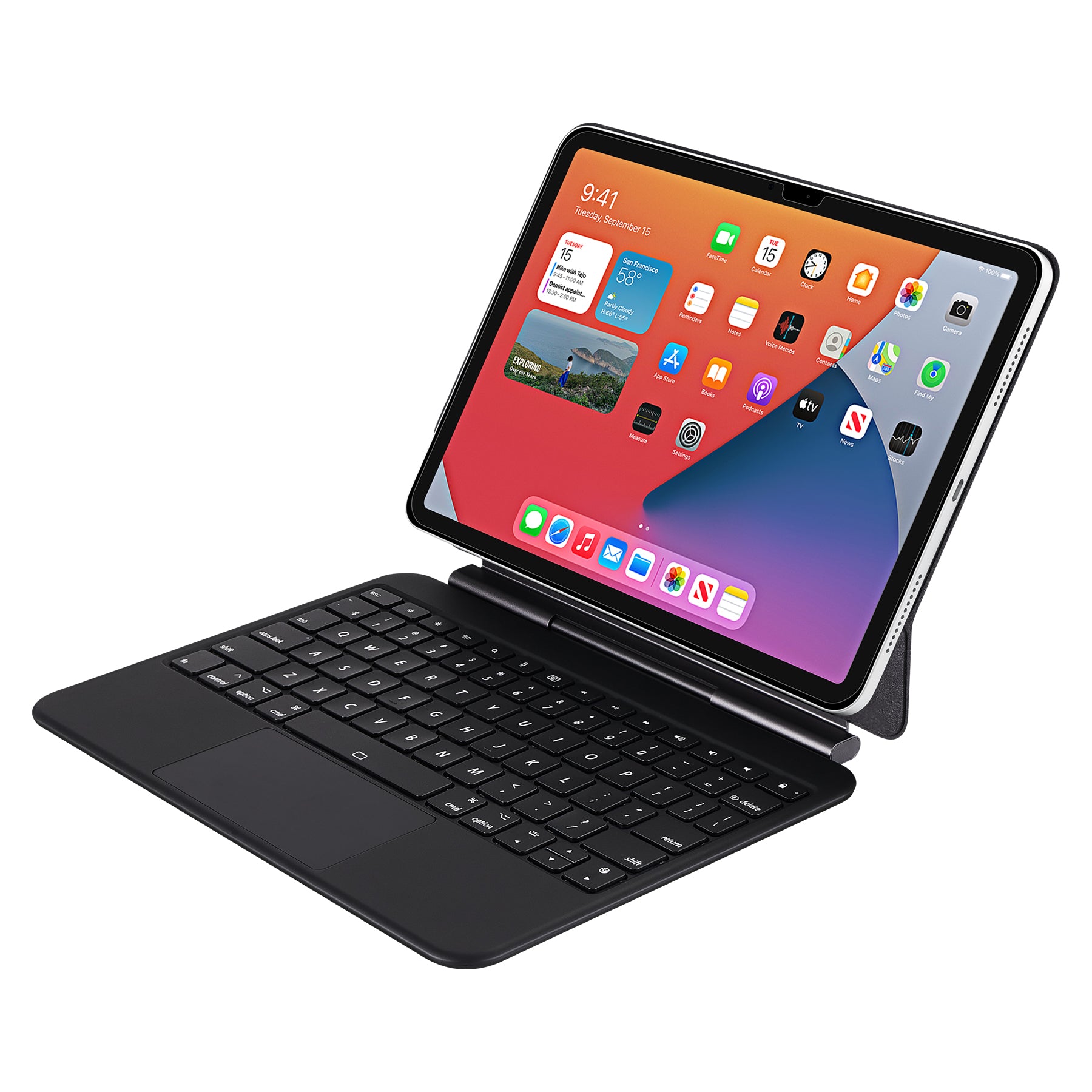Adesso WKB-7010 Bluetooth Keyboard for iPad Pro 11 inch, 1st, 2nd, 3rd, 4th