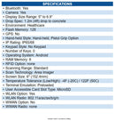 Zebra WLMT0-H50D8BBK1-NA HC50 Handheld Terminal 1D, 2D - SE4720Scan Engine2.10