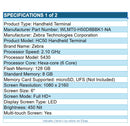 Zebra WLMT0-H50D8BBK1-NA HC50 6" TouchScreen 8G 128GB 1D 2D SE4720Scan Mobile