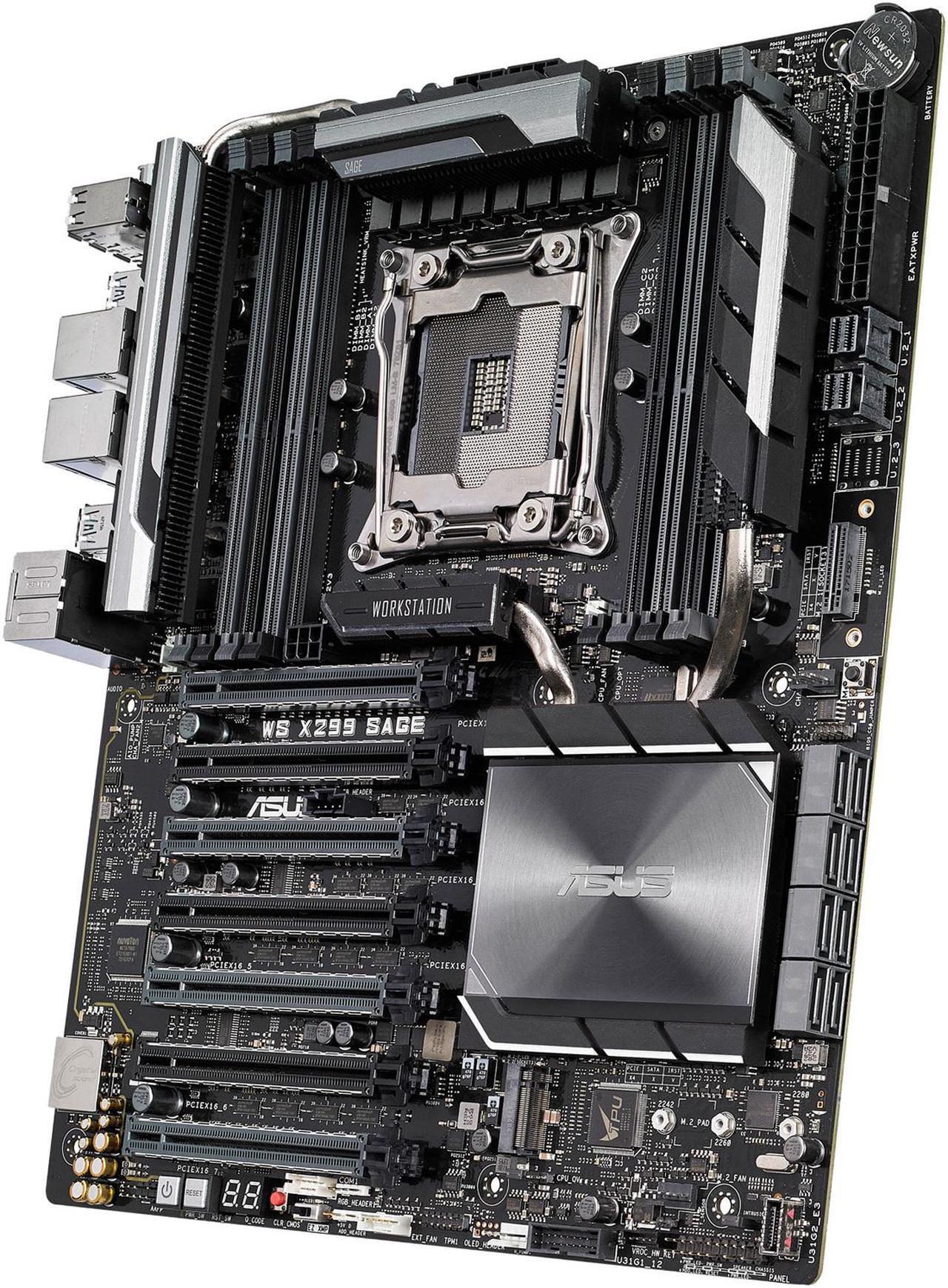 Asus WS X299 SAGE Workstation Motherboard -Intel X299Chipset, Socket R4 LGA-2066