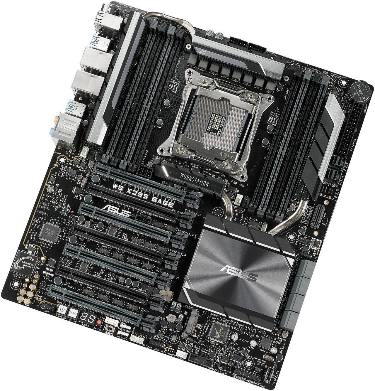Asus WS X299 SAGE Workstation Motherboard -Intel X299Chipset, Socket R4 LGA-2066