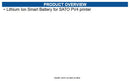 Sato WWPV45010 Lithium Ion Smart Battery for SATO PV4 printer