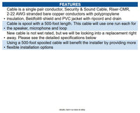 Panasonic WX-C695S-WR Attune Wire Kit Wet Rated