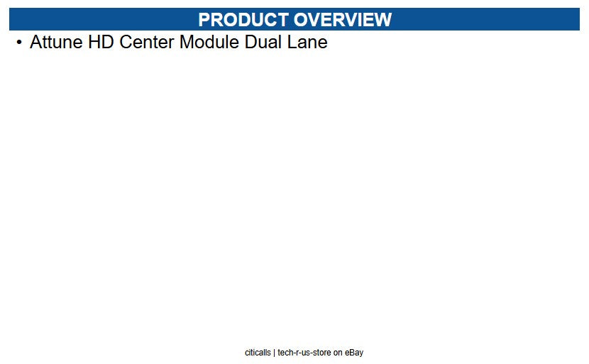 Panasonic WX-CC412B Attune HD Center Module Dual Lane