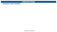 Panasonic WX-CH458P Attune 458 AIO Wireless Headset
