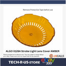 Algo X128A Strobe Lens Cover Amber 8128 1128 Exact Fit - Free Shipping New