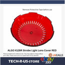 Algo X128R Strobe Light Lens Cover RED for 1128 8128 IP Visual Alerter Free Ship
