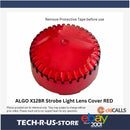 Algo X128R Strobe Light Lens Cover RED for 1128 8128 IP Visual Alerter Free Ship