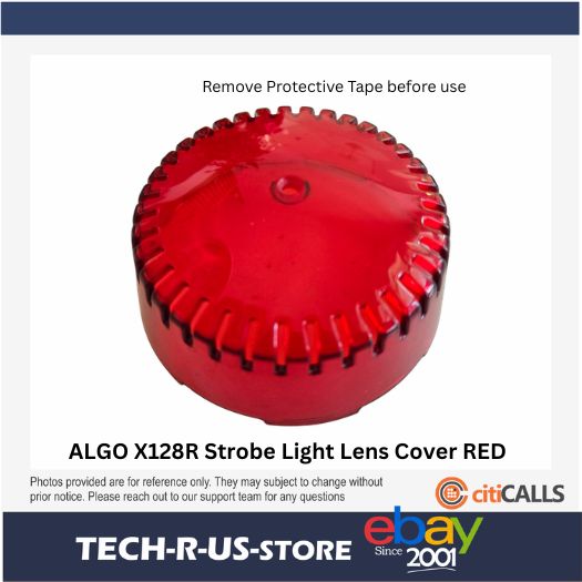 Algo X128R Strobe Light Lens Cover RED for 1128 8128 IP Visual Alerter Free Ship