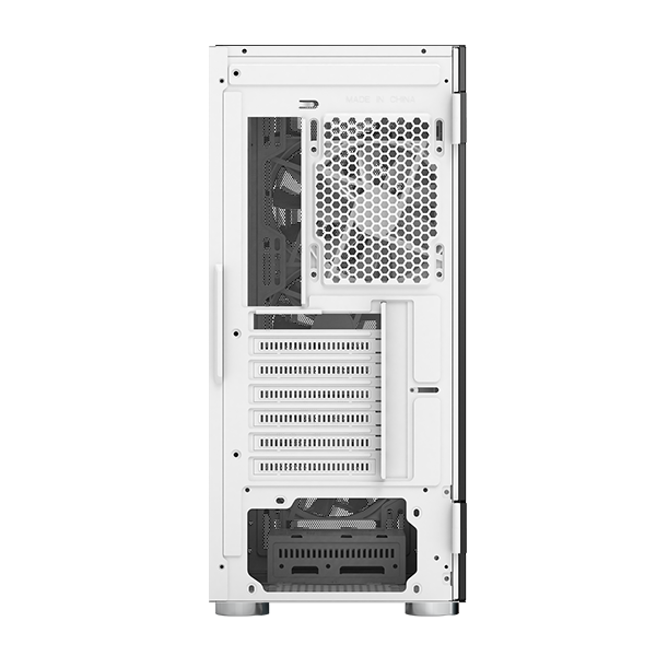 Montech X3 MESH (W) - Tower - ATX - windowed side panel (tempered glass) - White