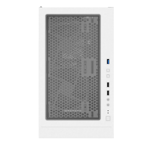 Montech X3 MESH (W) - Tower - ATX - windowed side panel (tempered glass) - White