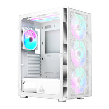 Montech X3 MESH (W) - Tower - ATX - windowed side panel (tempered glass) - White