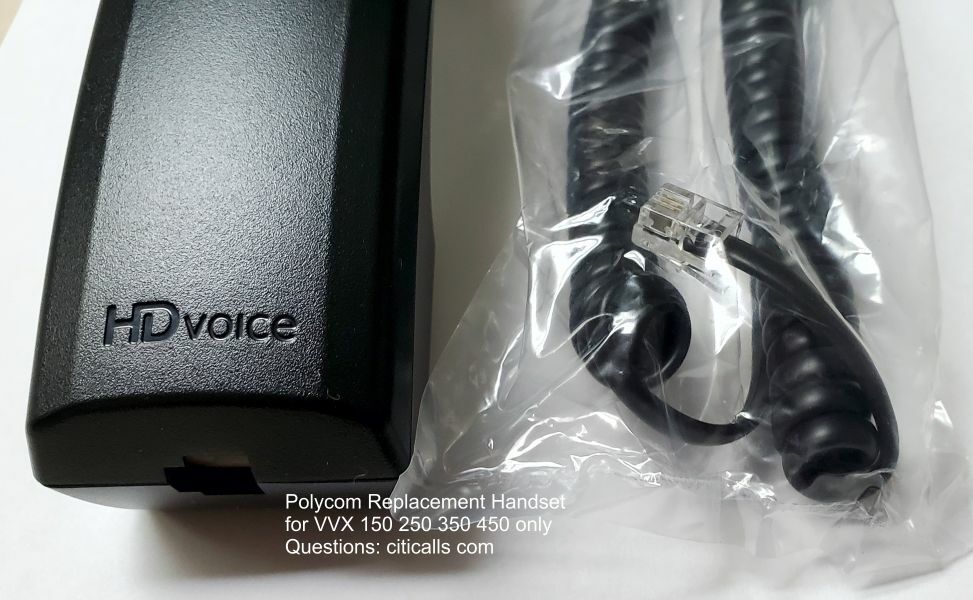 Polycom 2200-48877 x50 VVX HD Replacement Handset for 150 250 350 450 IP Phones