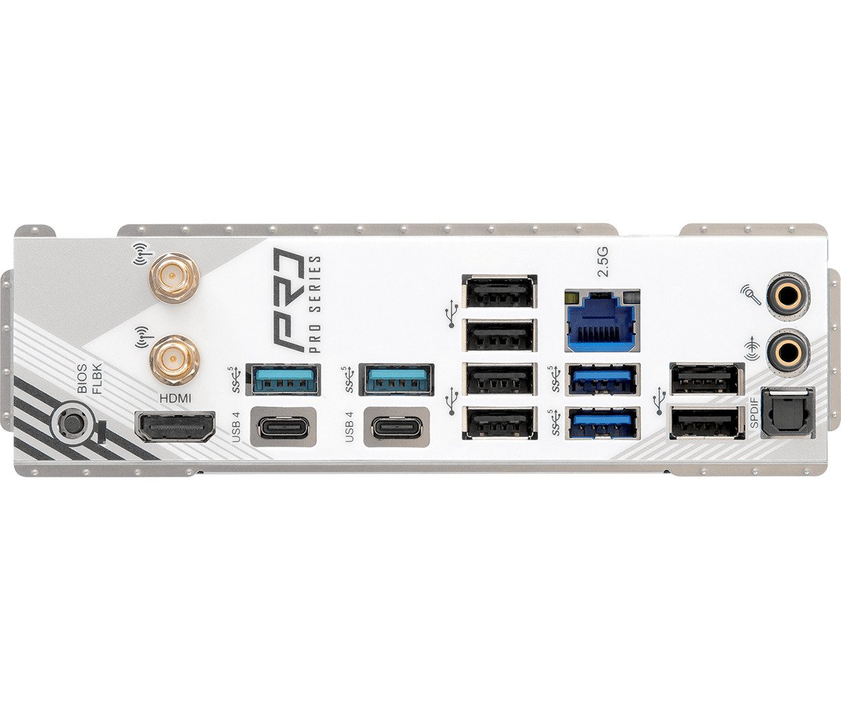 ASRock X870 Pro RS WiFi Motherboard - X870 AM5 256GB DDR5 ATX Retail