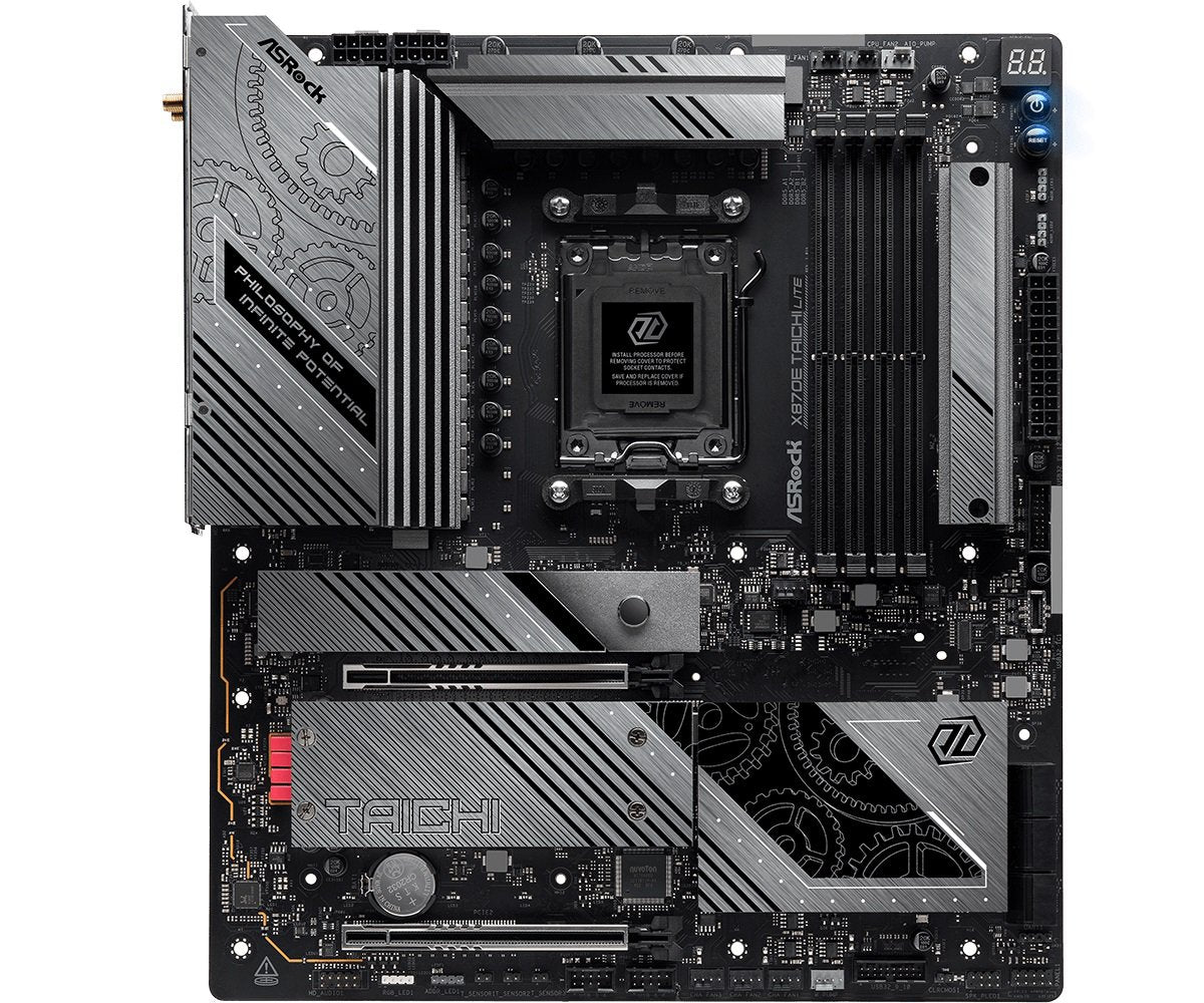 ASRock X870E Taichi Lite Motherboard - AM5 Max.256GB DDR5 EATX Retail