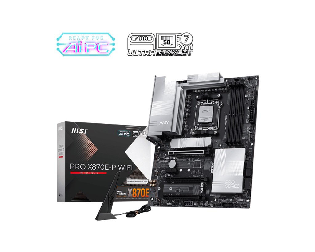 MSI X870EPWIFI PRO X870E-P WIFI X870E AM5 Max256GB DDR5 ATX Motherboard
