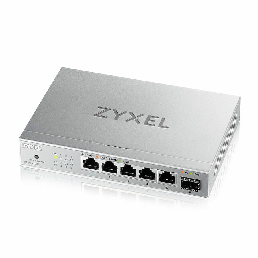 Zyxel XMG105 8-Port 2.5Gb MultiGig Ethernet Unmanaged Switch