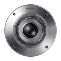 Hanwha XNF-9010RS 12MP Outdoor IP Fisheye Camera - Stainless steel