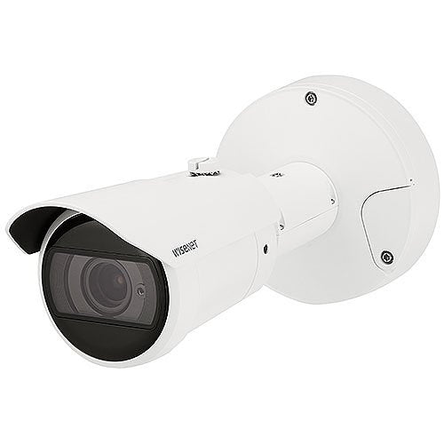 Hanwha XNO-C7083R Series 4MP IR Bullet Camera, 2.8-10mm Motorized Varifocal Lens