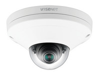 Hanwha XNV-6011W X-Series 2MP Outdoor Vandal Dome Camera, 2.8mm Fixed Lens,White