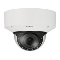 Hanwha XNV-C6083R Series 2MP Outdoor IR Vandal Dome IP Camera - White