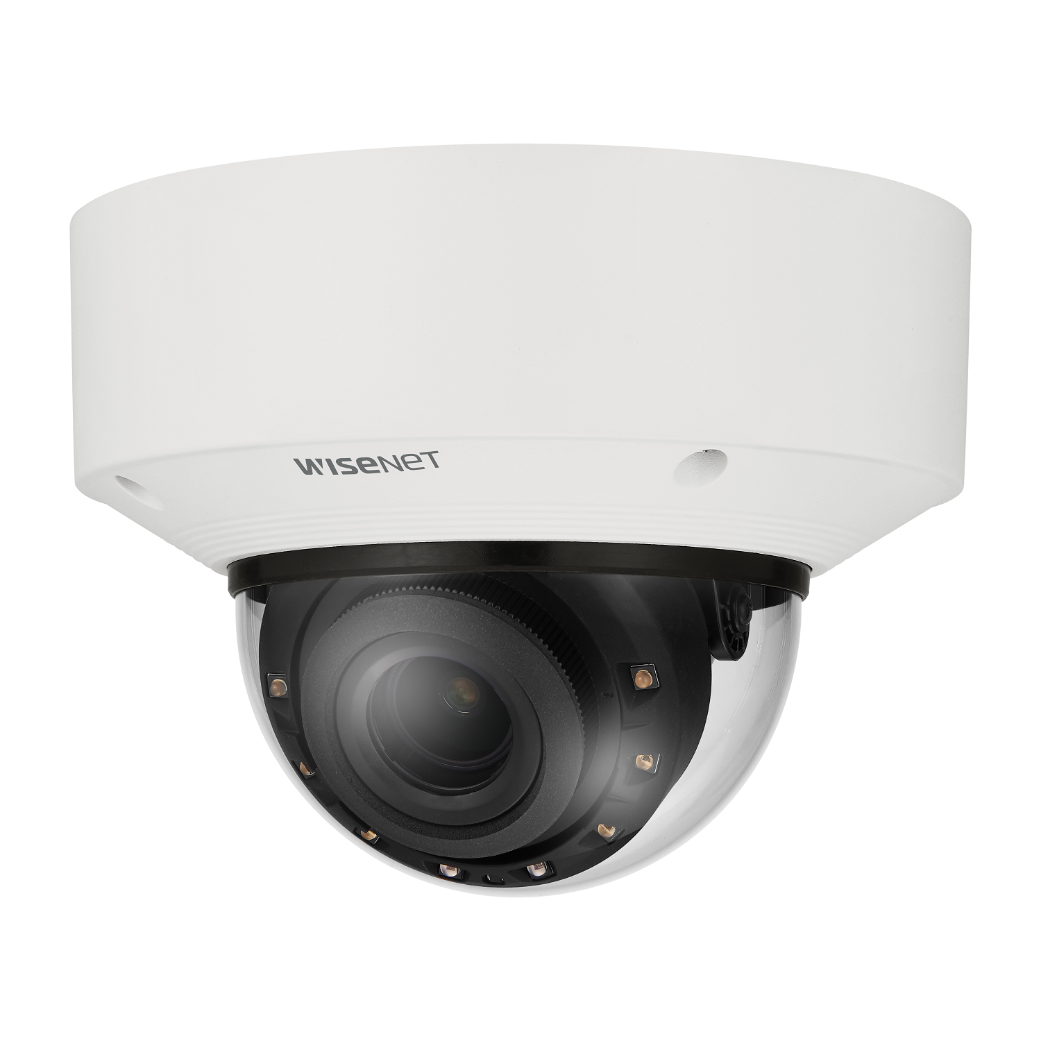 Hanwha XNV-C6083R Series 2MP Outdoor IR Vandal Dome IP Camera - White