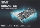 Asus XONAR SE Sound Card 192kHz 24-bit hi-res with 116dB SNR PCI-Express Gaming