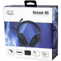 Adesso XtreamH5 - 3.5mm Stereo Headset with Microphone - Noise Cancelling