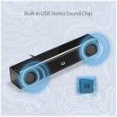 Adesso XTREAM S5 USB-Powered Desktop Computer Sound Bar Speaker w Dynamic Soud