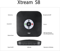 Adesso XTREAM S8 360 degree Conference Call Bluetooth/Wired Speaker w Microphone