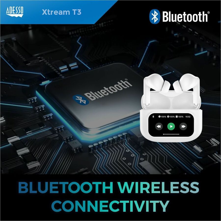 Adesso XTREAM T3 True Wireless Stereo Earbuds With Touch Controlled
