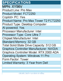 Dell XY56V Pro Max FCT2250 Desktop Computer - Intel Core Ultra 7 265