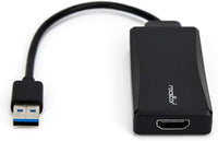 Rocstor Y10A177-B1 Slim USB 3.0 Male to HDMI Female Adapter Retail