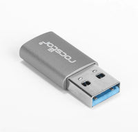 Rocstor Y10A207-G1 USB Male t USB-C Female Connector Adapter Grey Retail
